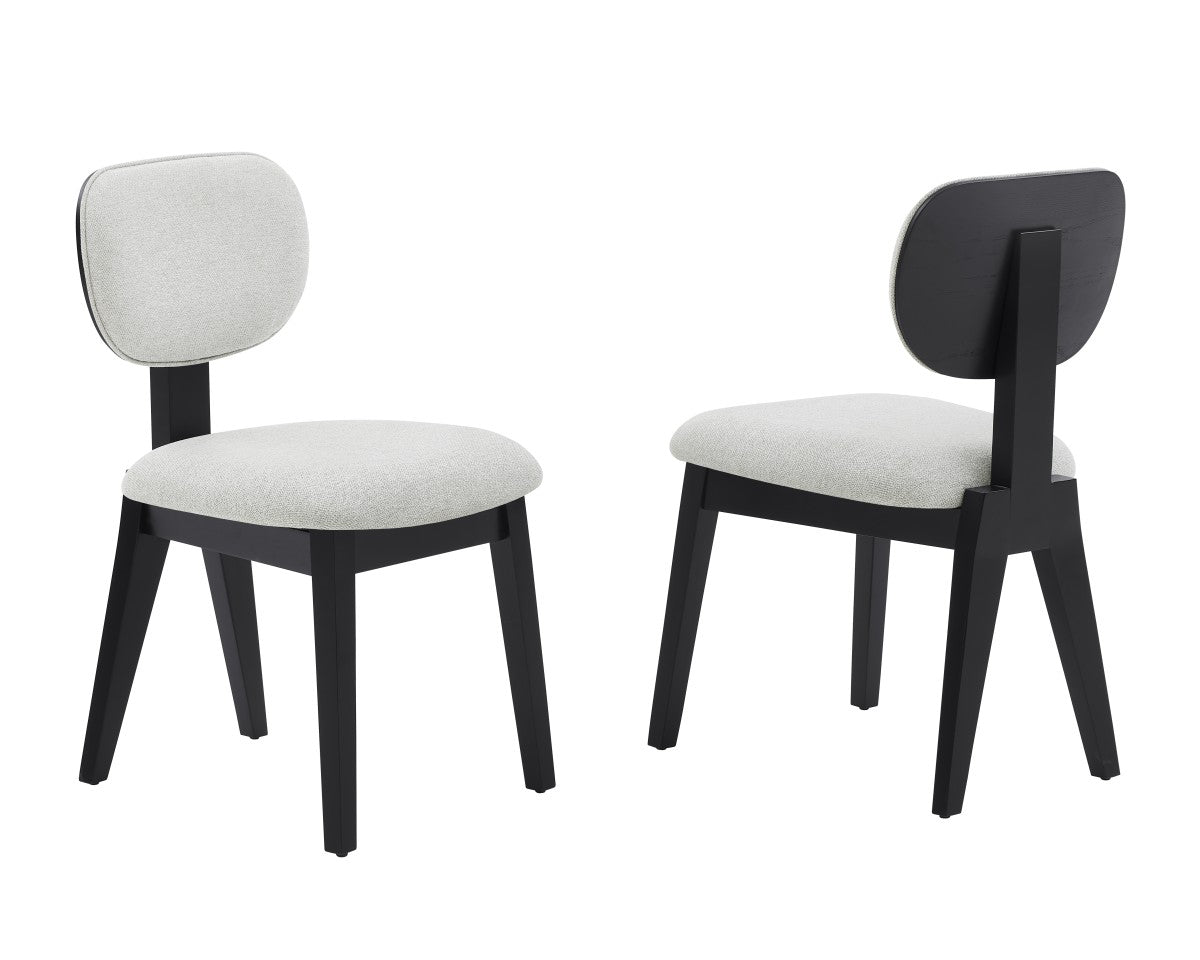SBDC TERRA - NATURAL OAK/BLACK - SET OF 2
