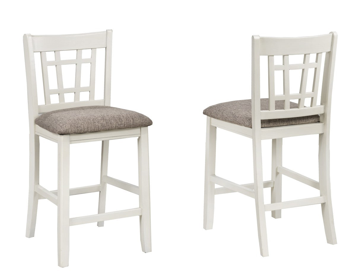 SBDS TAVERN SERIES - 5 PIECE DINING SET - WHITE/OAK