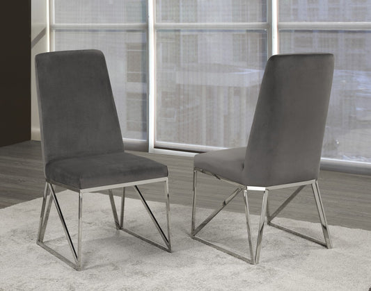 Ariela Dining Chairs - Grey (Set of 2)