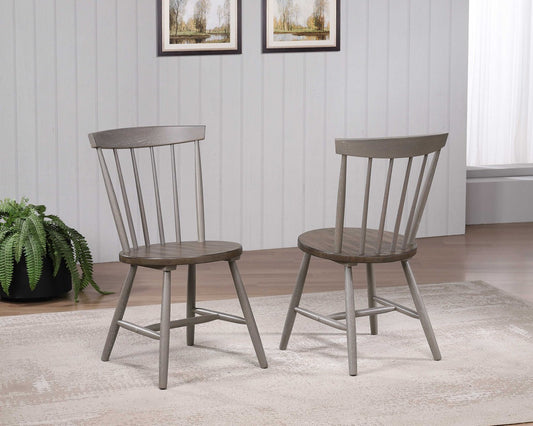 Tulita Grey & Oak Dining Chairs (Set of 2)