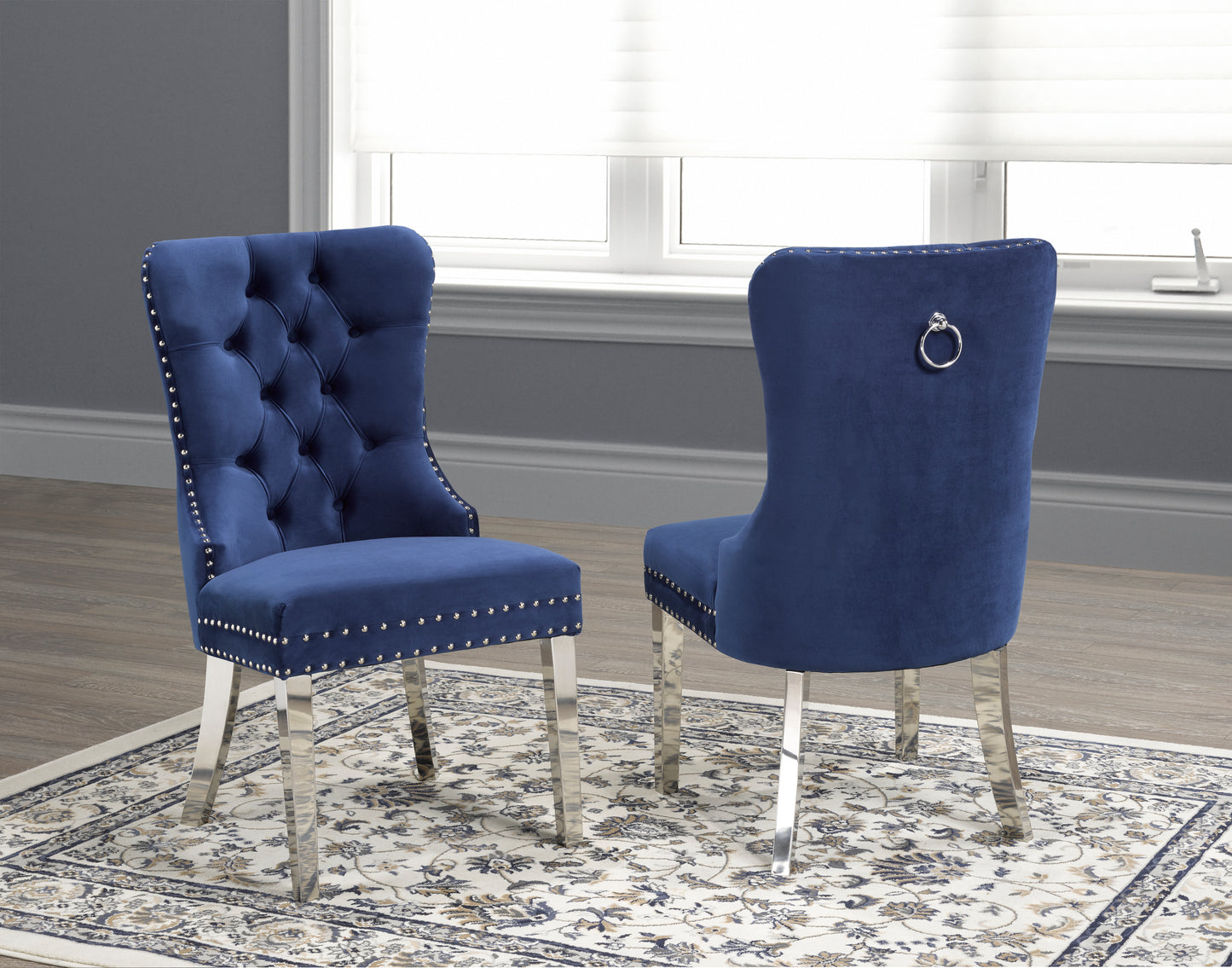 SBDC F459 - BLEU MARINE/NOIR/GRIS - SET OF 2