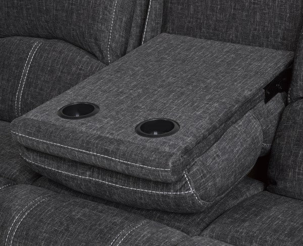 FS RECLINER SOFA - GREY