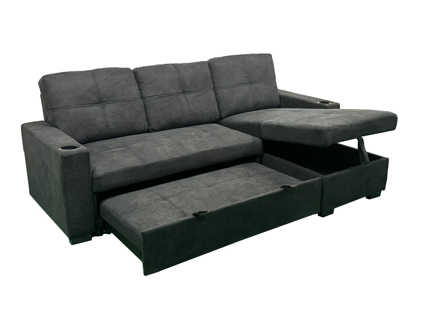 Sofa Bed With Cup Holder