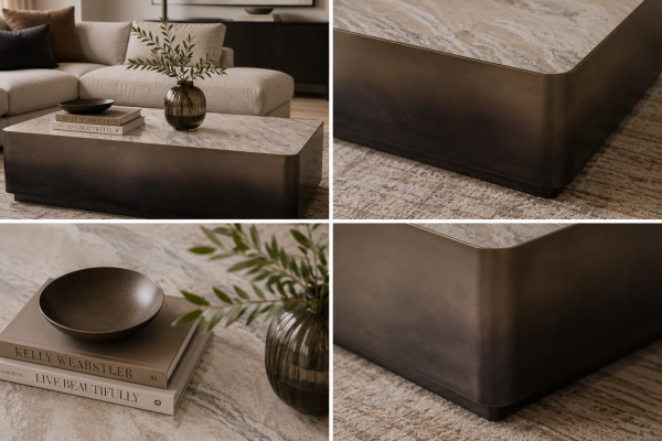 Coffee Table - Gold