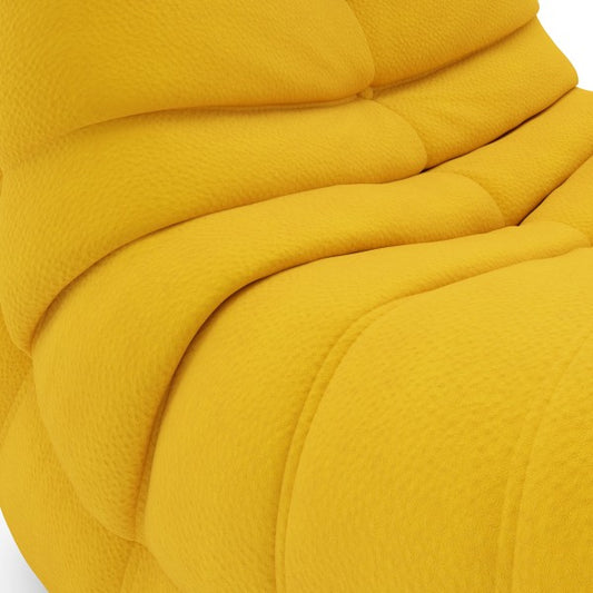 Kid's Armless Chair - Pale Yellow