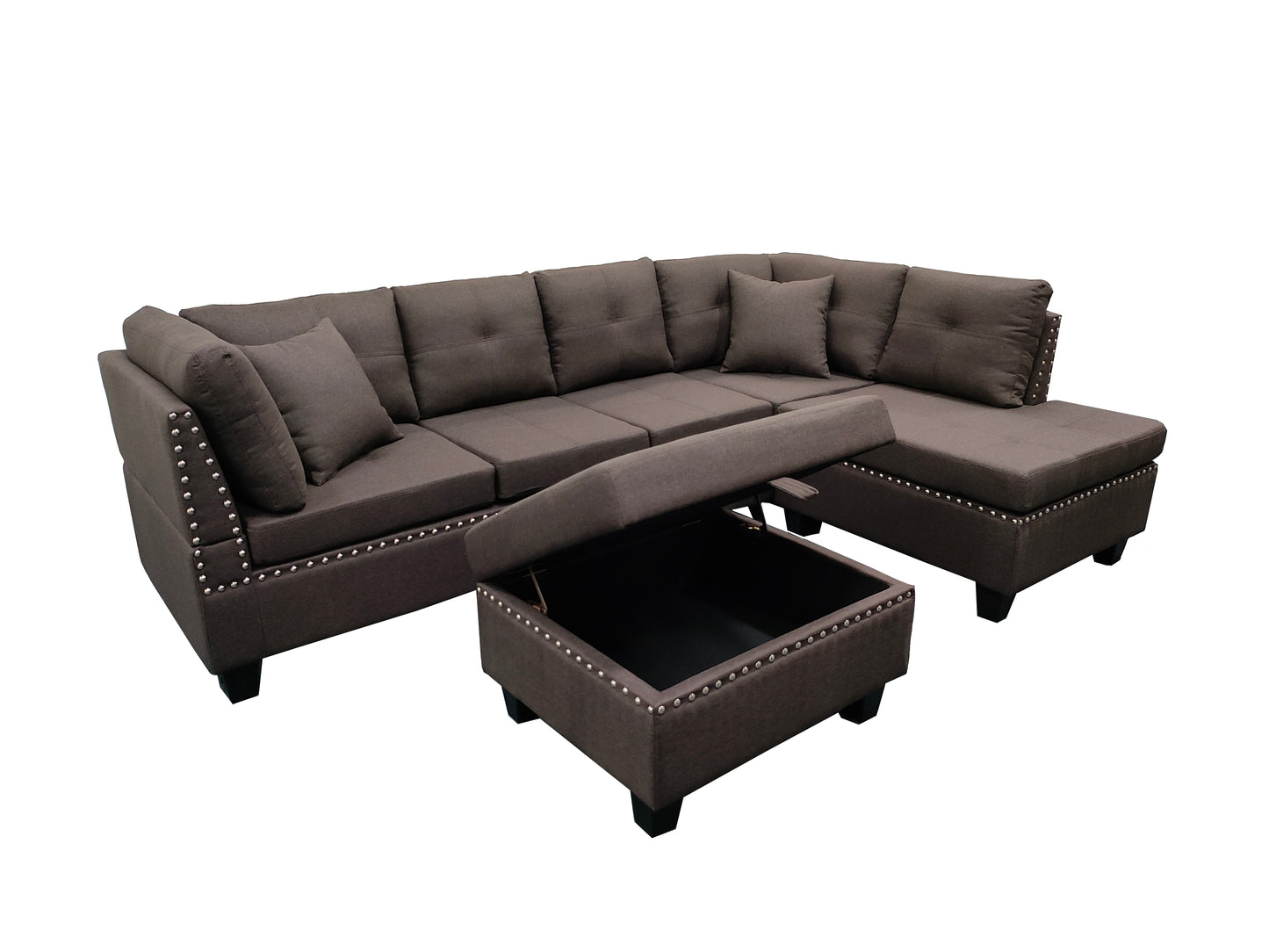 the Iris brown Sofa