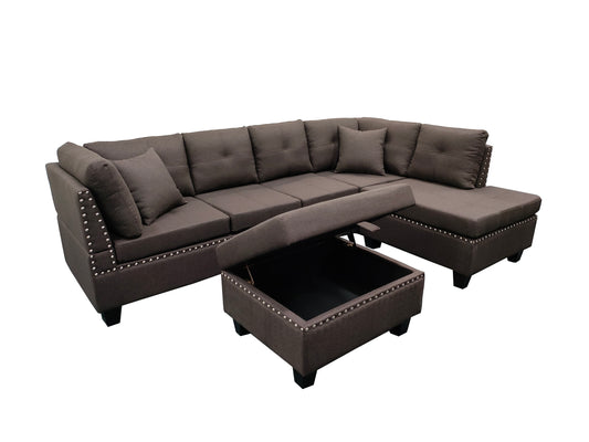 the Iris brown Sofa