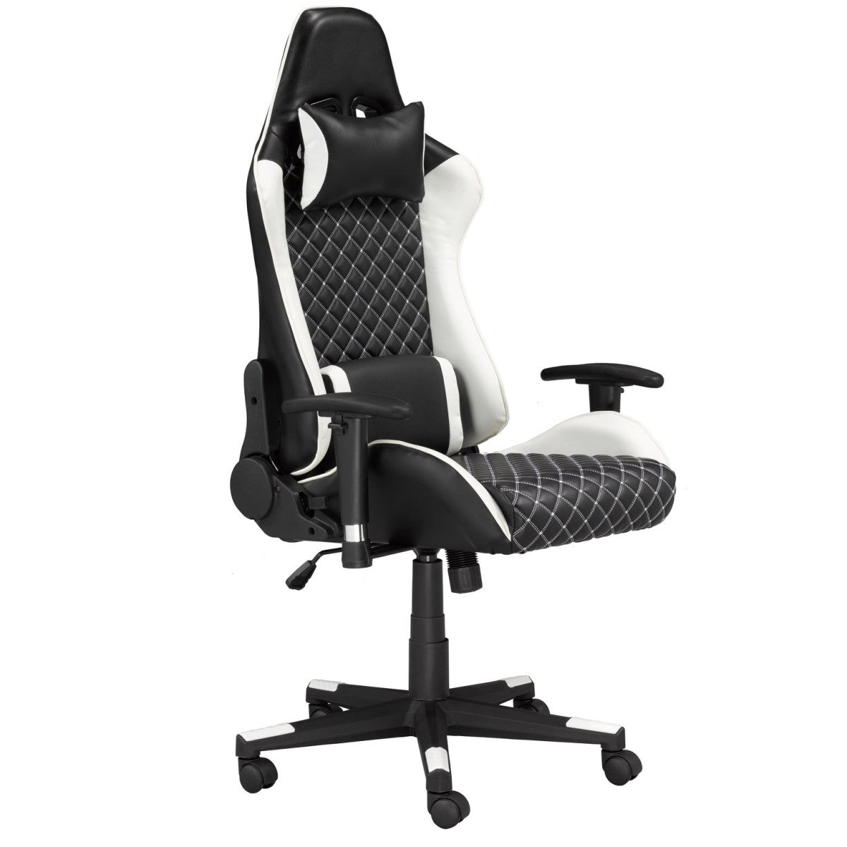GAMING CHAIR - BLACK/RED  BLACK/BLUE  BLACK/WHITE
