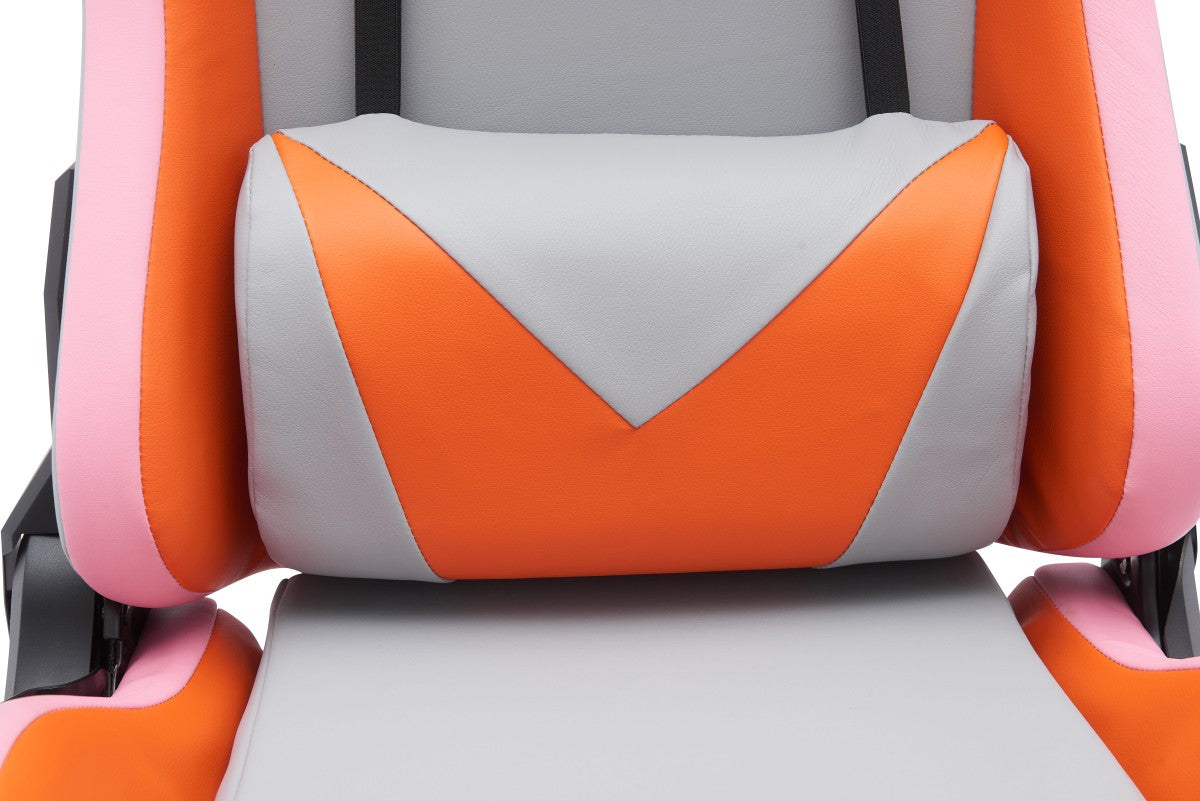 GAMING CHAIR - GREY/ORANGE