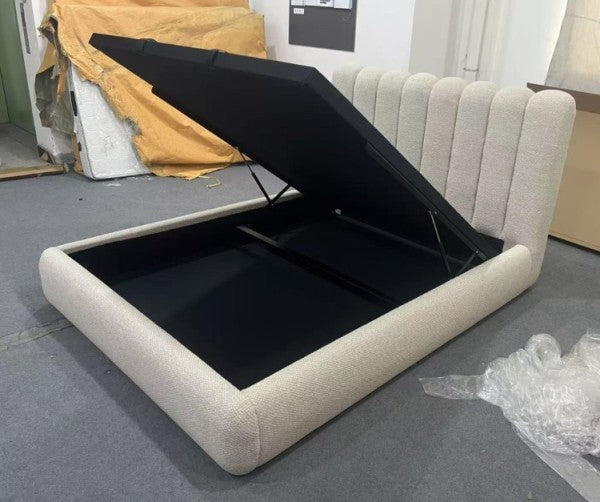 Queen Lift Bed Frame Taupe - Base