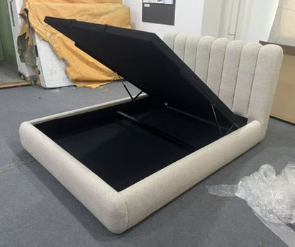 Queen Lift Bed Frame Taupe - Base
