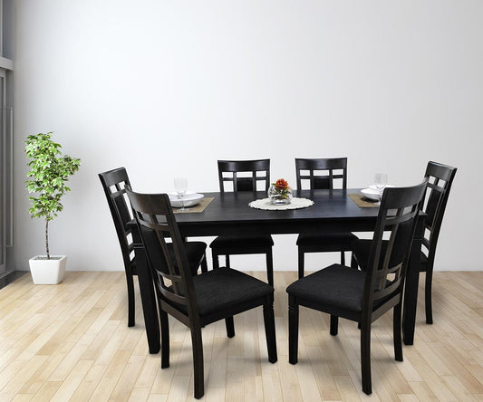 Viola 7-Piece Dining Set Grey - Main View