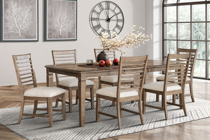 7-Piece Expandable Dining Set - Walnut