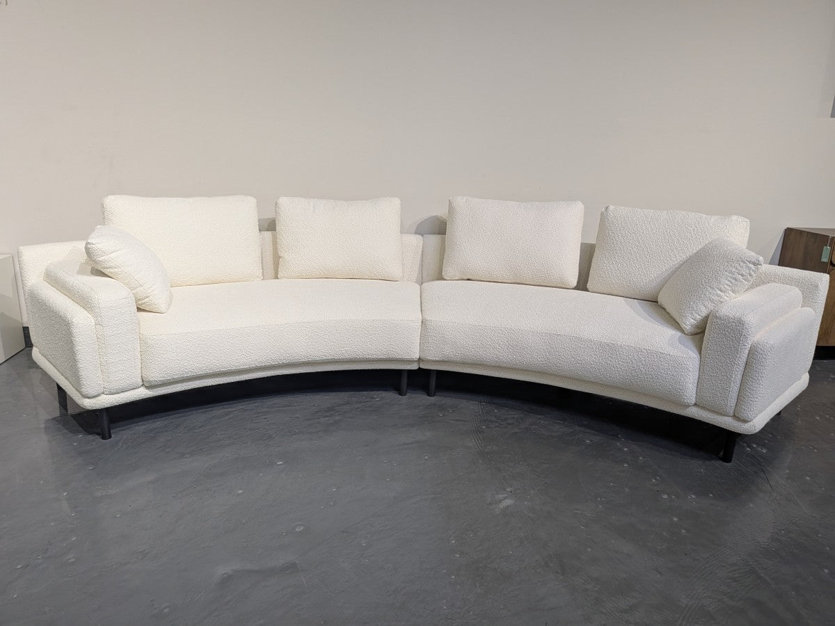 Antonio Sectional Sofa - Beige side view