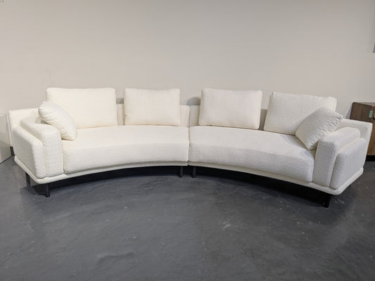 Antonio Sectional Sofa - Beige side view