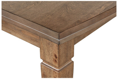 7-Piece Expandable Dining Set - Walnut