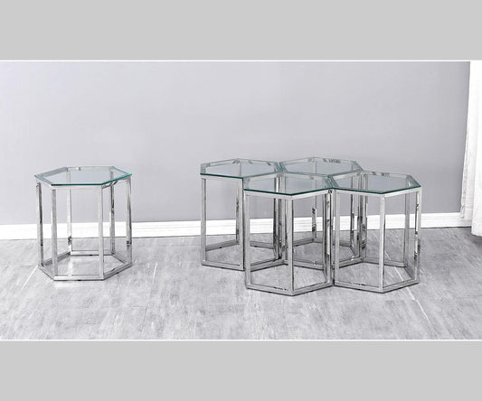 Orion End Table Silver