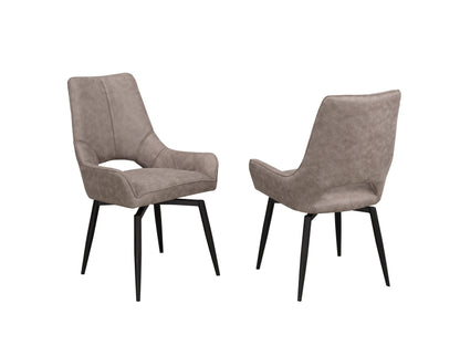 Electra Antique Brown Chairs (Set of 2)
