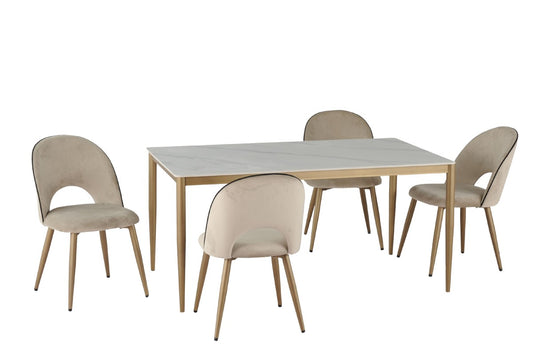 SBDC EMILIA - BEIGE/BLACK - SET OF 2
