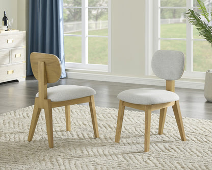 5-Piece Dining Set - Natural Oak