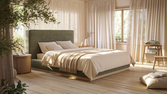 Francesca Bed - Green front view