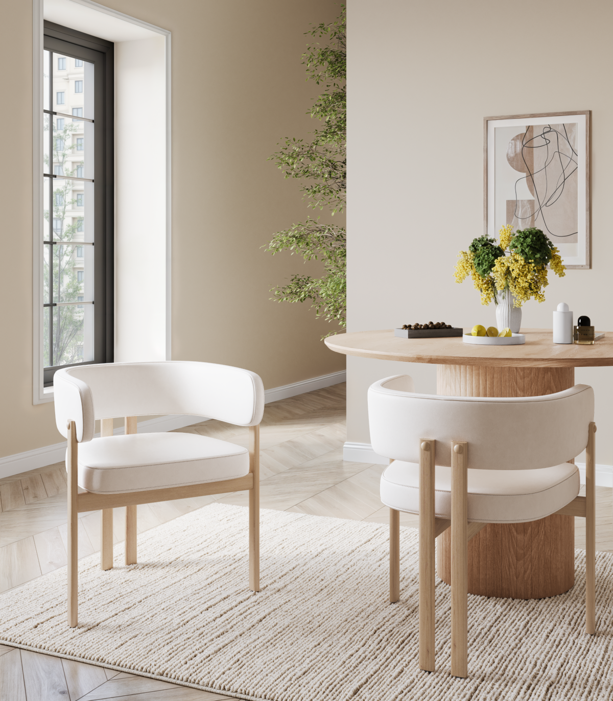 SBDC BELISSE - SET OF 2 - 4 COLOUR OPTIONS