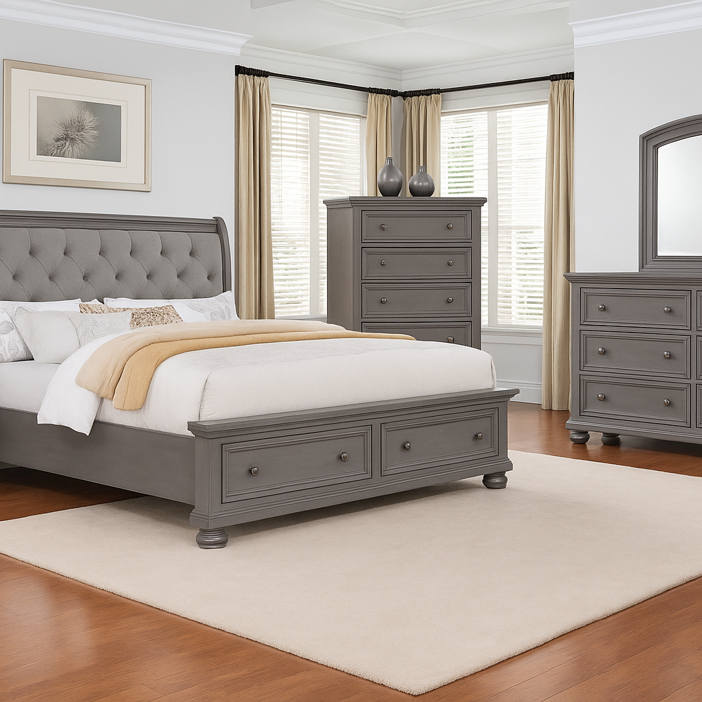 B3169 Porter Light Grey Bedroom Set