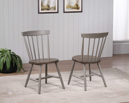 Tulita Grey & Oak Dining Chairs (Set of 2)