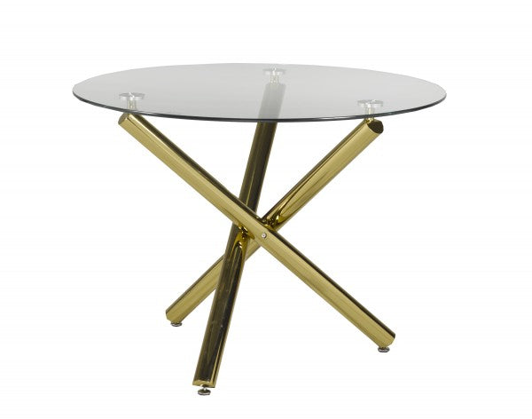 Dining Table - Gold Front View
