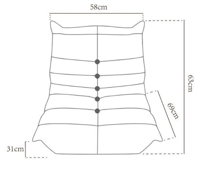 Kid's Armless Chair - Sage