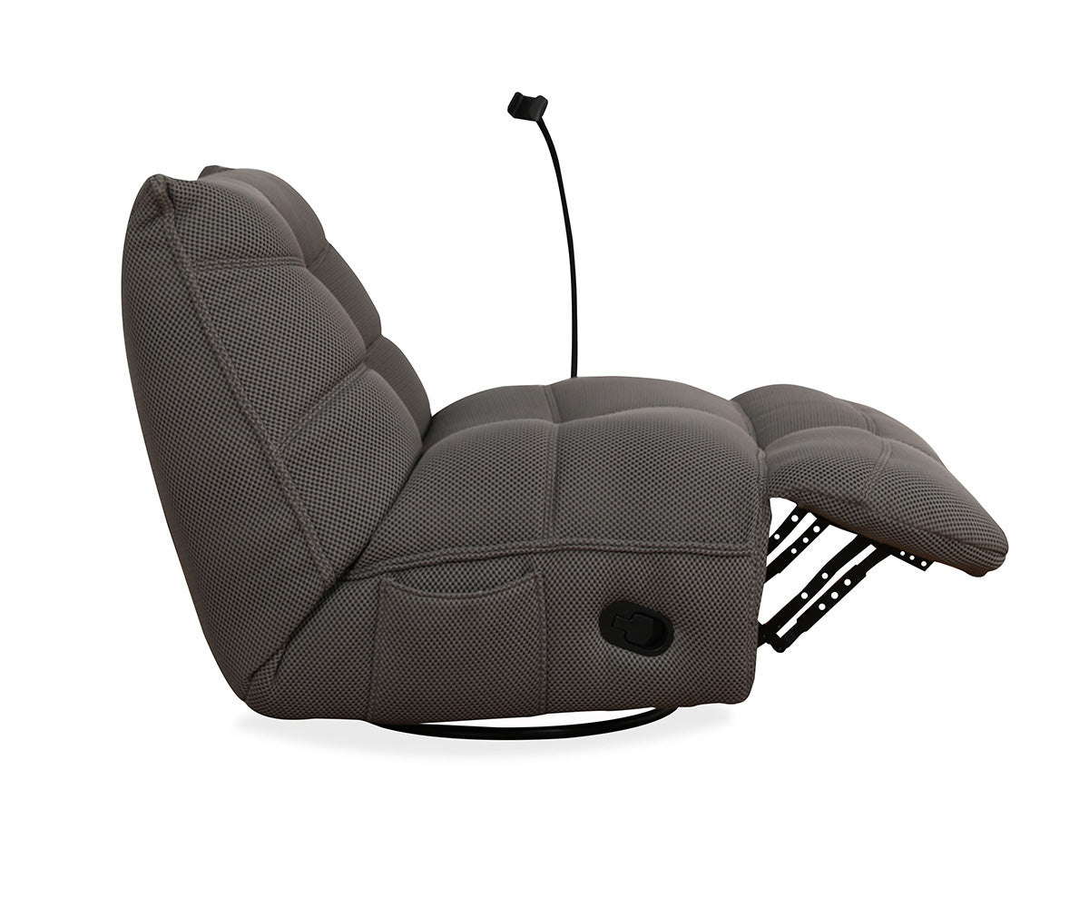 Ava Chair Grey - Side View