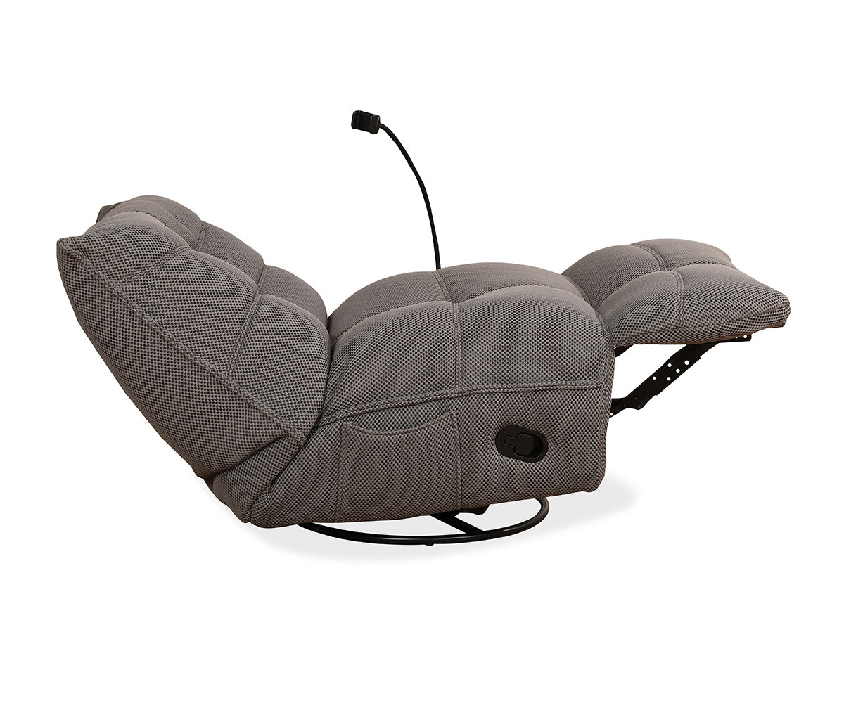 Ava Chair Grey - Reclined