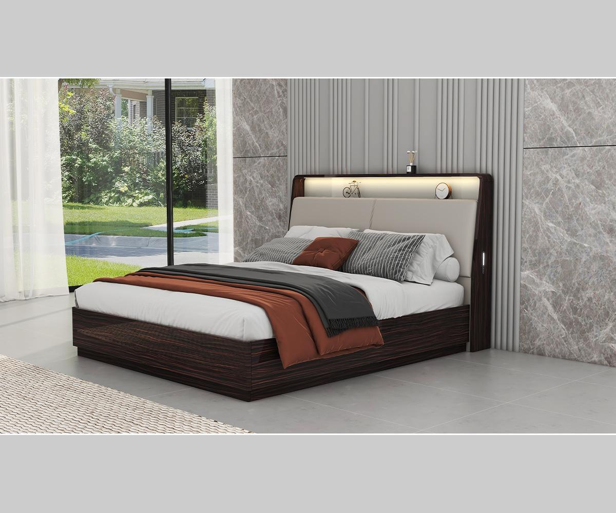 Mario Queen Bed with Hydraulic Storage
