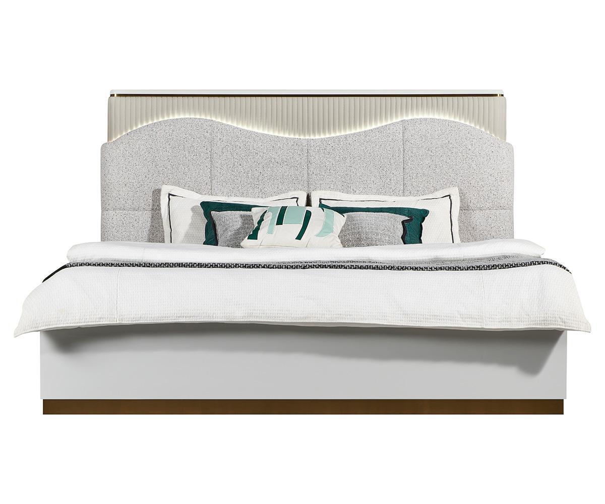 Elvira Bedroom Set Grey - King Bed
