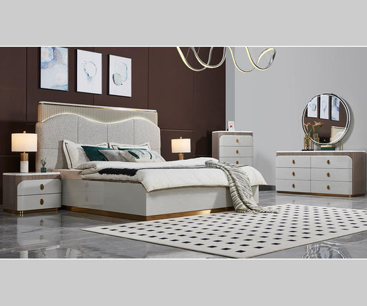 Elvira Bedroom Set Grey - Full Set