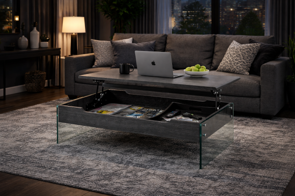 Lift-Top Coffee Table - detail view