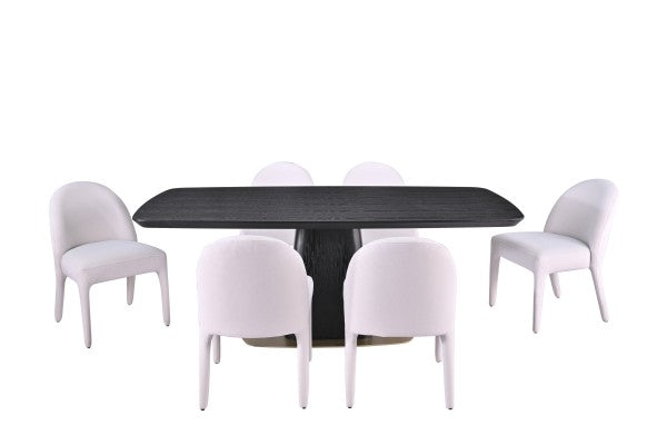 Ryaan 7-Piece Dining Set - Chair Detail
