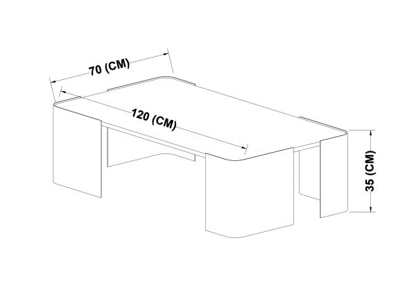 Coffee Table - Gold