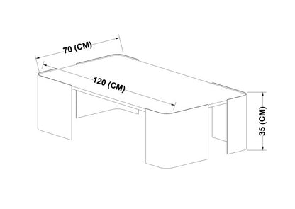 Coffee Table - Gold