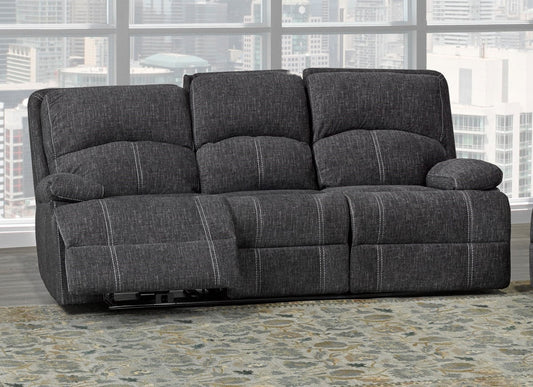 FS RECLINER SOFA - GREY