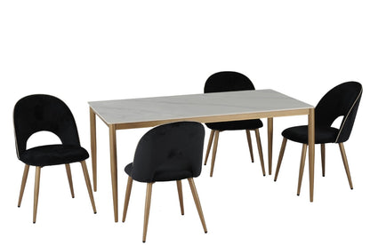 Emilia Beige Dining Chairs (Set of 2)