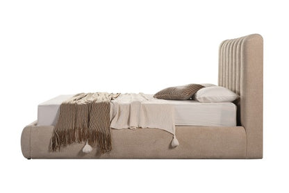 Queen Lift Bed Frame Taupe - Headboard