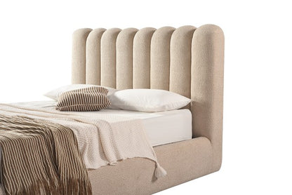 Queen Lift Bed Frame Taupe - Room View