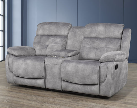 FS LOVESEAT RECLINER - GREY