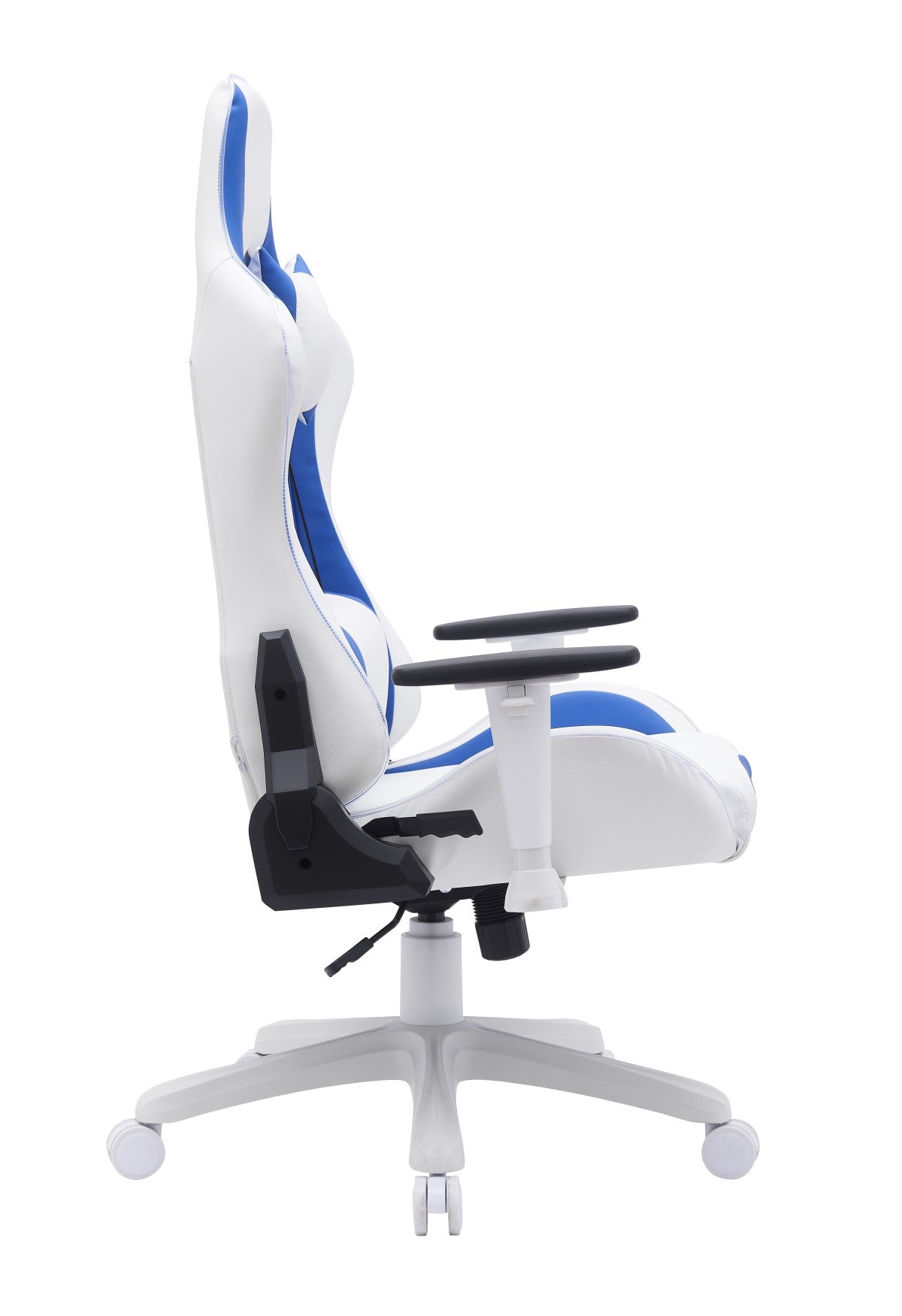 GAMING CHAIR - WHITE/BLUE