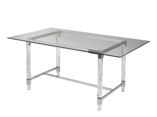 5-Piece Dining Set Grey - Angle View