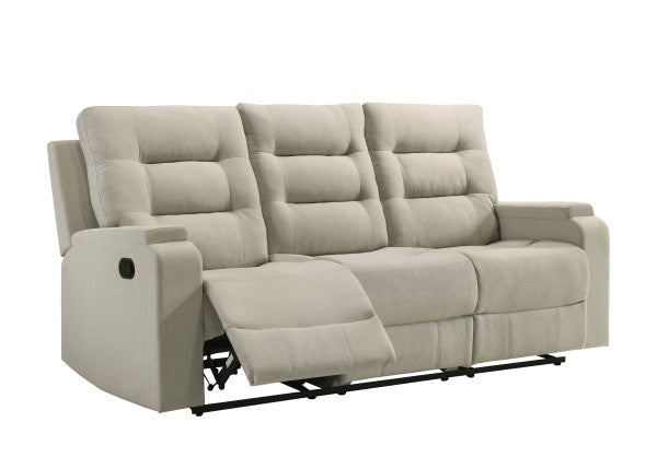 Recliner Sofa Beige - Front View