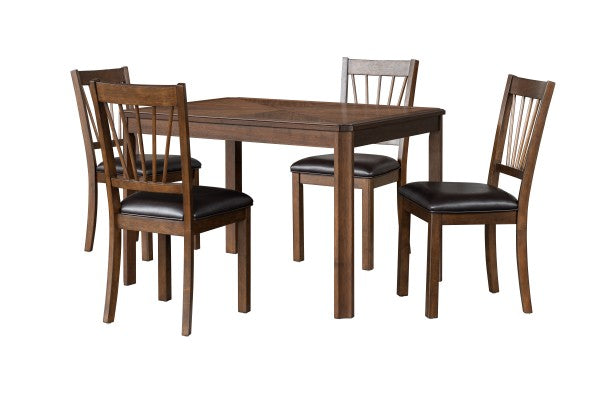Aubin 5-Piece Dining Set Espresso - Main View