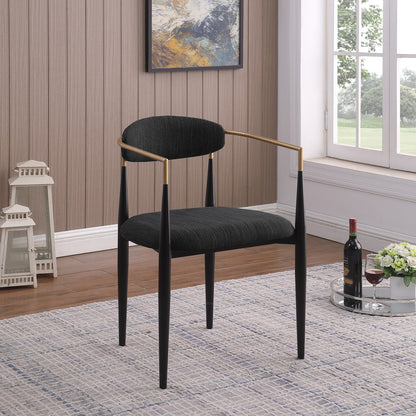 Mykos Black Dining Chairs (Set of 2)