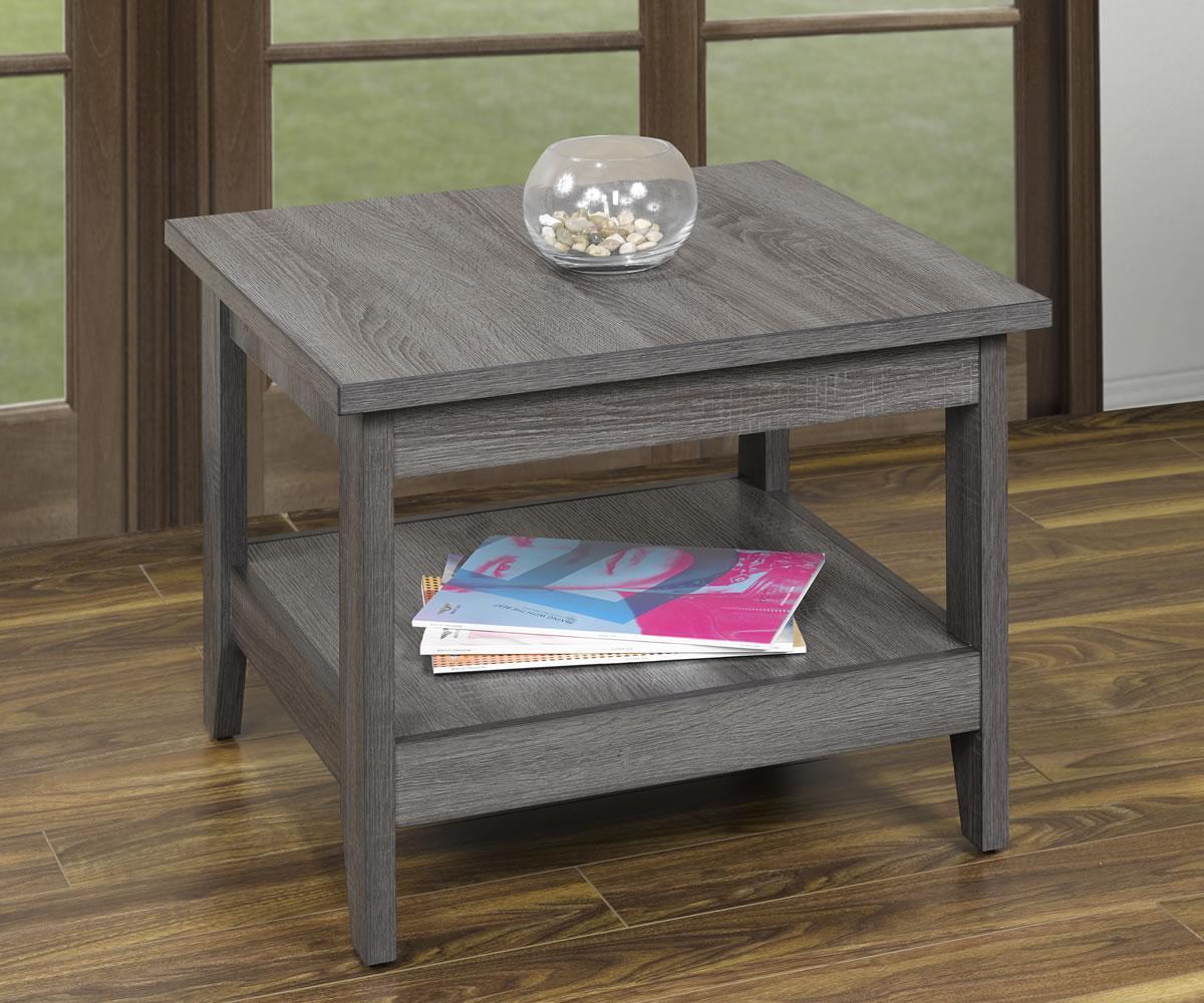 Agatha End Table Oak